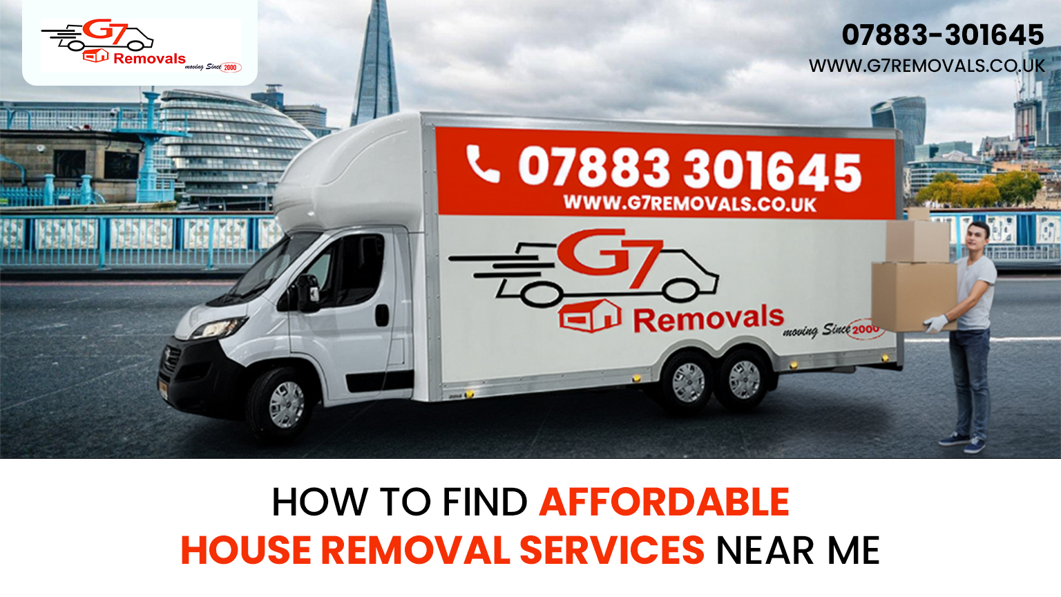 Affordable House Removal Services UK | G7 Removals