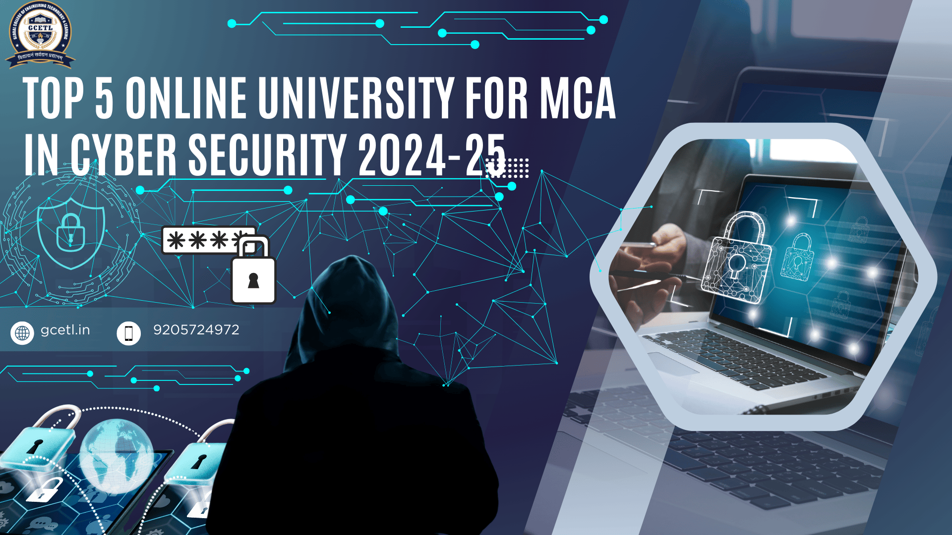 Top 5 Online Universities For MCA In Cyber Security 2024-25