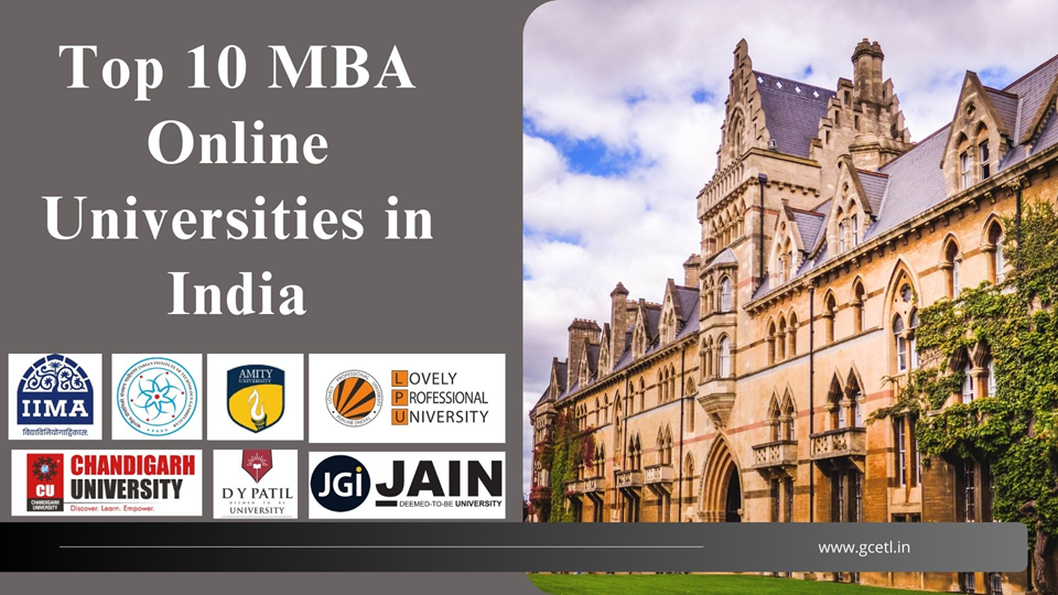 Top 10 MBA Online Universities in India