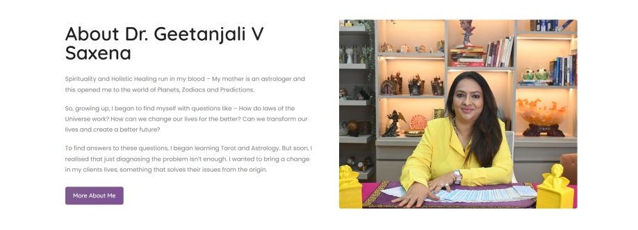 Dr Geetanjali Saxena Cover Image